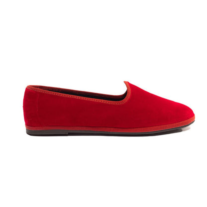 Mar Soreli Tradizionale Women’S Red Friulane Ballet Flats SLIP ON by Mar Soreli – Don't Panic Shoes