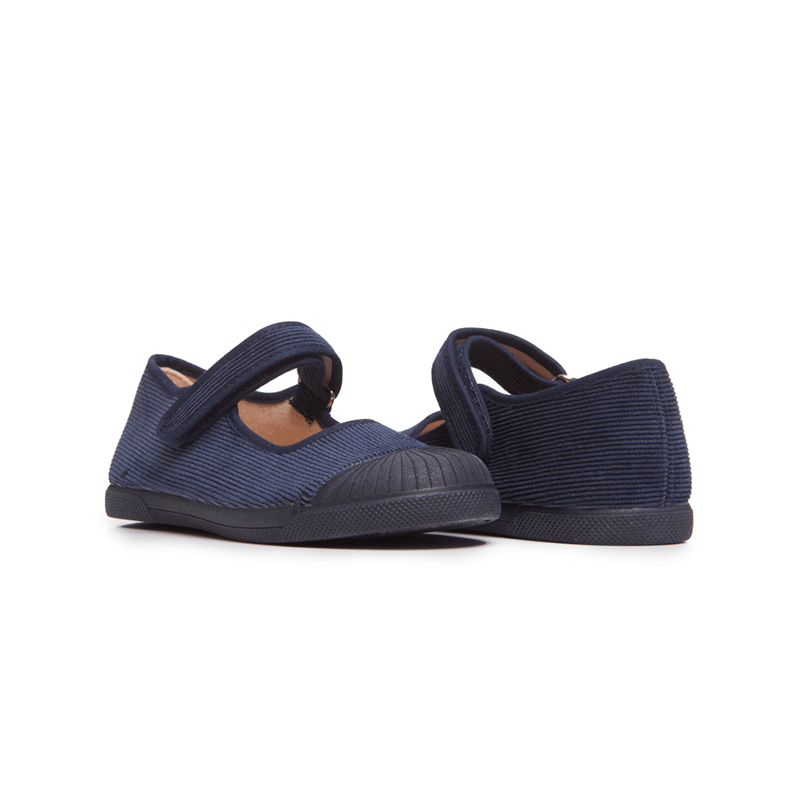 Margot Navy Adjustable Velcro Non Slip Rubber Captoe Seasonal Core Fw by Childrenchic – Don't Panic Shoes