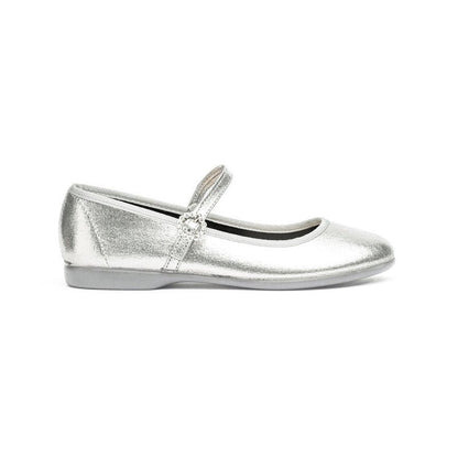 Maria Silver Adjustable Velcro Non Slip Rubber Sole seasonal core FW by Childrenchic – Don't Panic Shoes