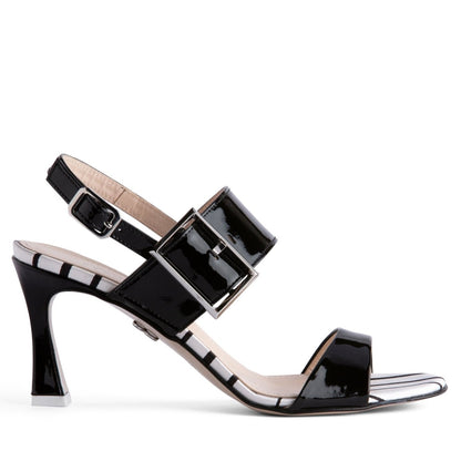 Marilyn Women’S Coquette White Patent Leather Slingback Heels by Beautiisoles – Don't Panic Shoes