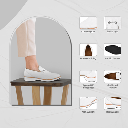 Megaball mens Casual textile printed buckle shoes