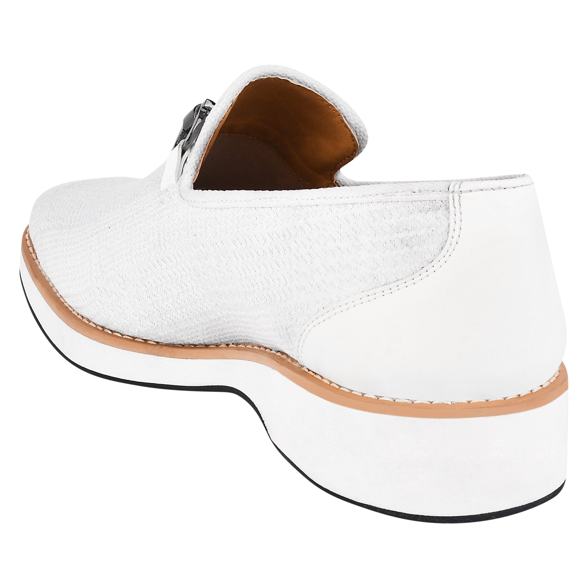 Megaball mens Casual textile printed buckle shoes