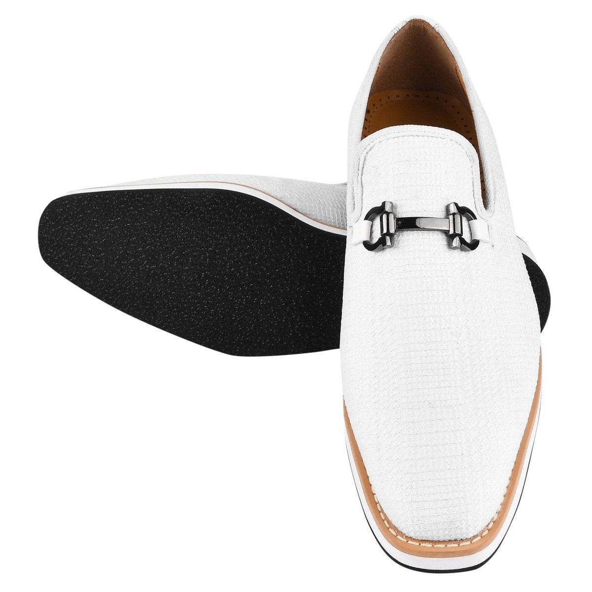 Megaball Mens Casual Textile Printed Buckle Shoes Loafers by Libertyzeno – Don't Panic Shoes