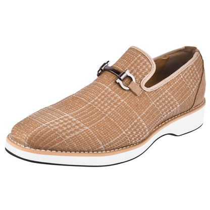 Megaball Mens Casual Textile Printed Buckle Shoes Loafers by Libertyzeno – Don't Panic Shoes