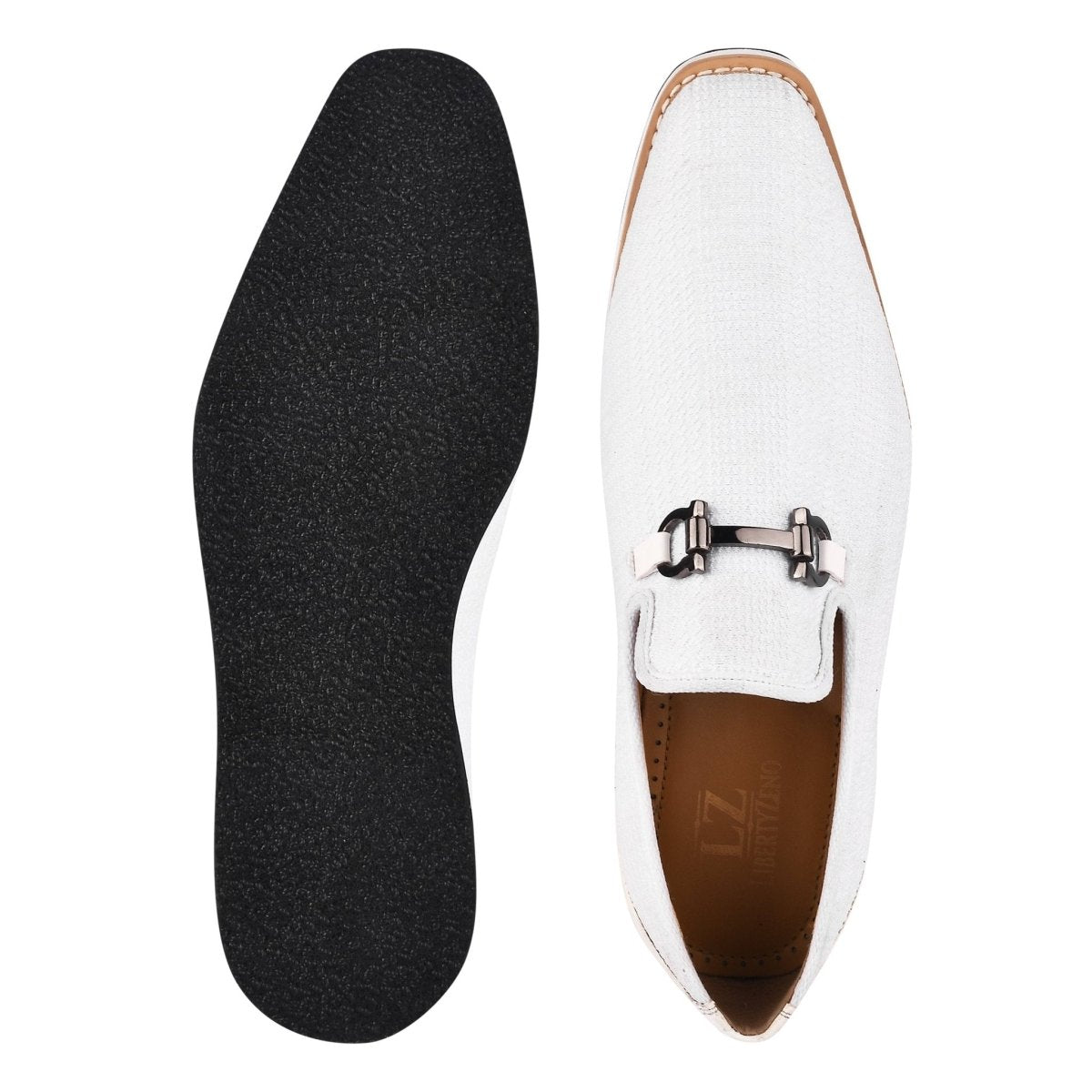 Megaball Mens Casual Textile Printed Buckle Shoes Loafers by Libertyzeno – Don't Panic Shoes