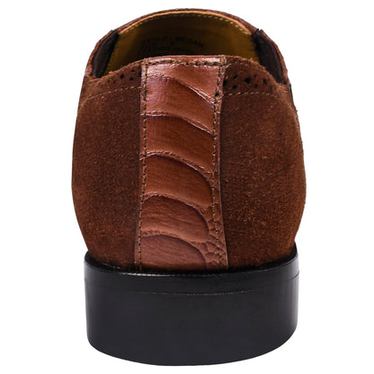 Megan Men?? Ostrich Leg Printed Suede Leather Loafer Shoes Loafers by Libertyzeno – Don't Panic Shoes