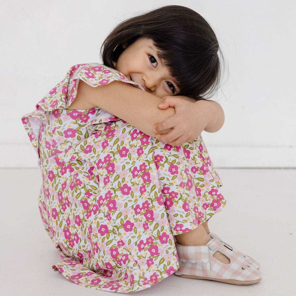 Melon Gingham Mary Jane Baby Shoe Mary Jane by Freshly Picked – Don't Panic Shoes