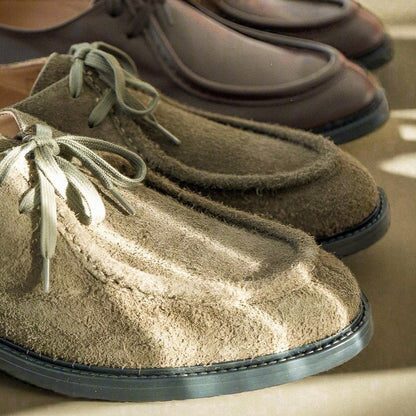 Men's Antelope Textured Suede Tuscan Moc Boot Men's Footwear by Del Toro Shoes – Don't Panic Shoes