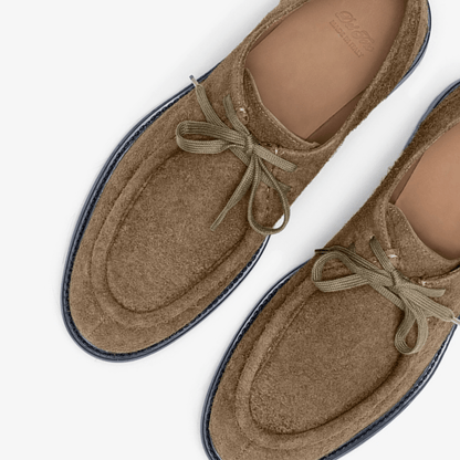 Men's Antelope Textured Suede Tuscan Moc Boot Men's Footwear by Del Toro Shoes – Don't Panic Shoes