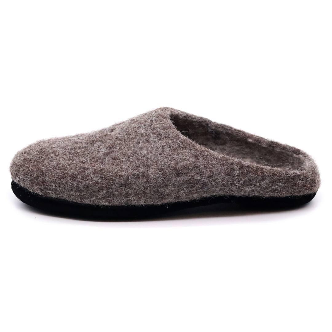 Men's Astoria Noir Wool House Slippers Indoor Slippers by Nootkas – Don't Panic Shoes
