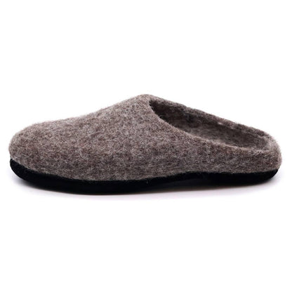 Men's Astoria Noir Wool House Slippers Indoor Slippers by Nootkas – Don't Panic Shoes