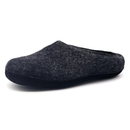 Men's Astoria Noir Wool House Slippers Indoor Slippers by Nootkas – Don't Panic Shoes