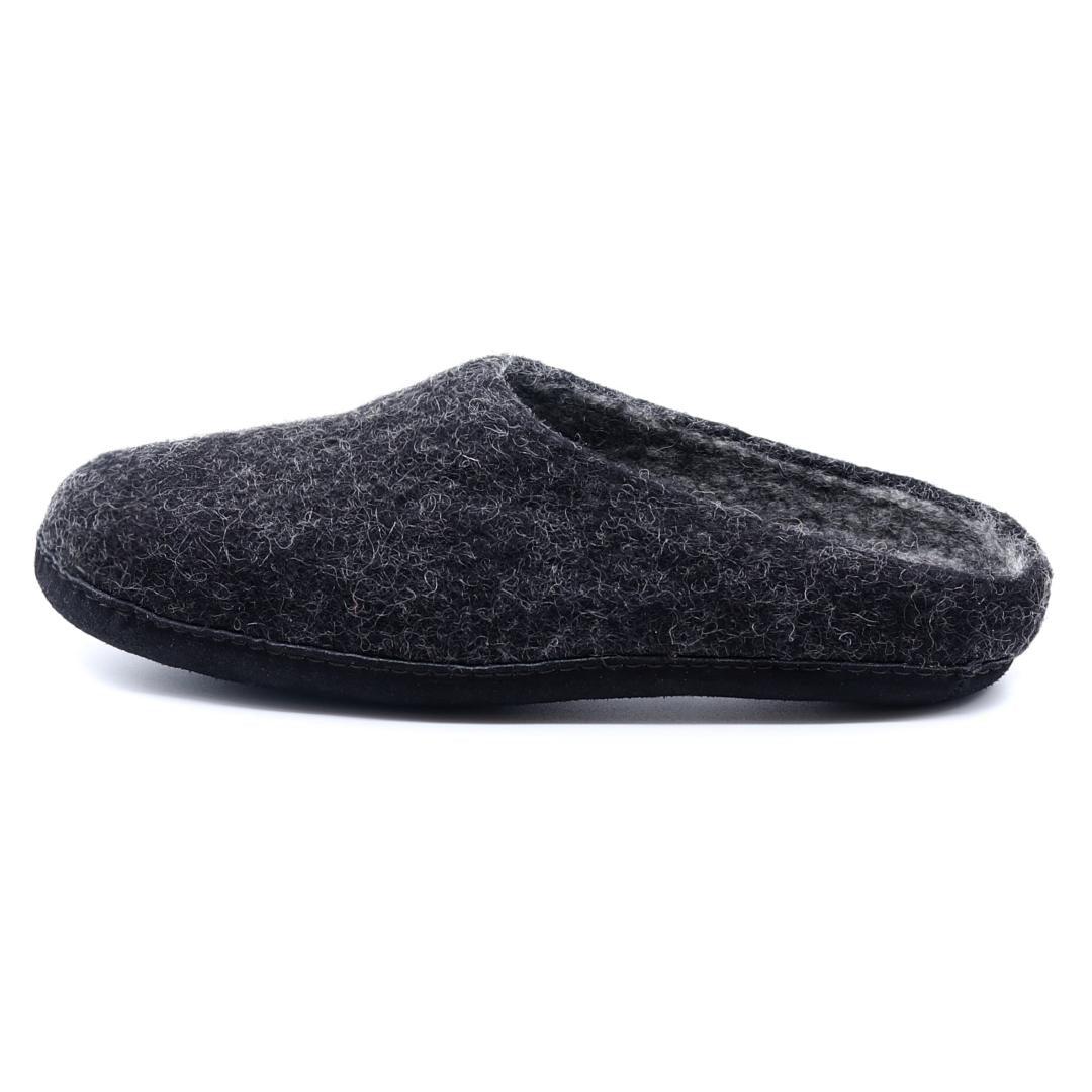 Men's Astoria Noir Wool House Slippers Indoor Slippers by Nootkas – Don't Panic Shoes