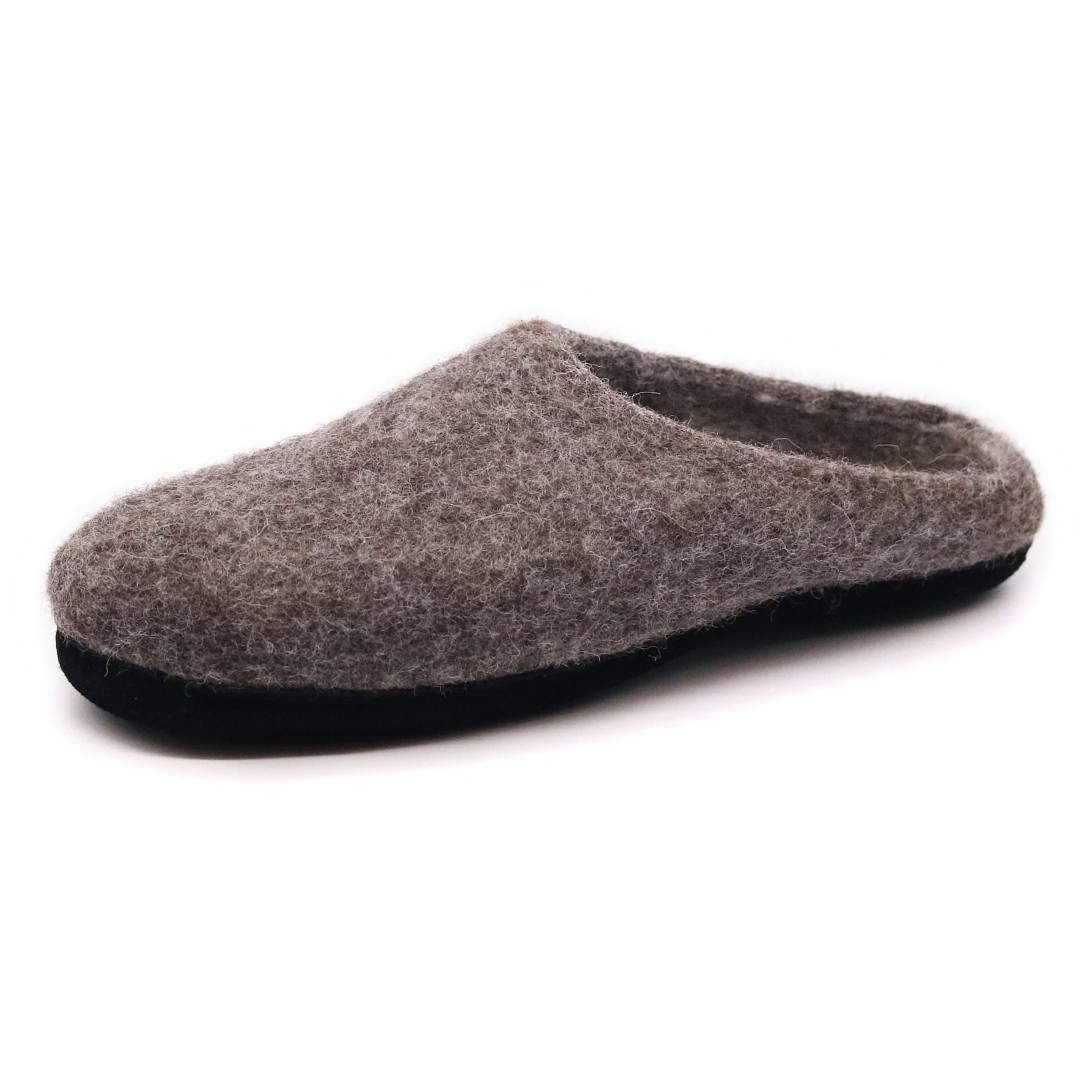 Men's Astoria Noir Wool House Slippers Indoor Slippers by Nootkas – Don't Panic Shoes