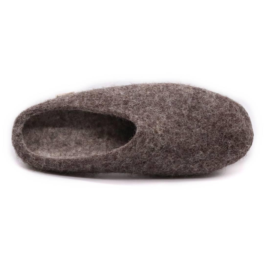 Men's Astoria Noir Wool House Slippers Indoor Slippers by Nootkas – Don't Panic Shoes