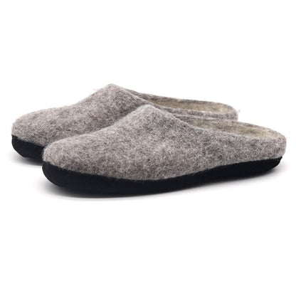 Men's Astoria Noir Wool House Slippers Indoor Slippers by Nootkas – Don't Panic Shoes