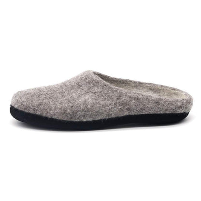 Men's Astoria Noir Wool House Slippers Indoor Slippers by Nootkas – Don't Panic Shoes