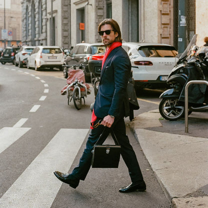 Men's Black Full Croc Milano Loafer Men's Footwear by Del Toro Shoes – Don't Panic Shoes