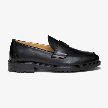 Men's Black Leather Lug Centesimo Men's Footwear by Del Toro Shoes – Don't Panic Shoes