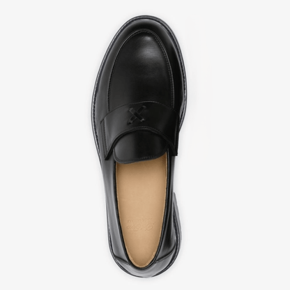 Men's Black Leather Lug Centesimo Men's Footwear by Del Toro Shoes – Don't Panic Shoes
