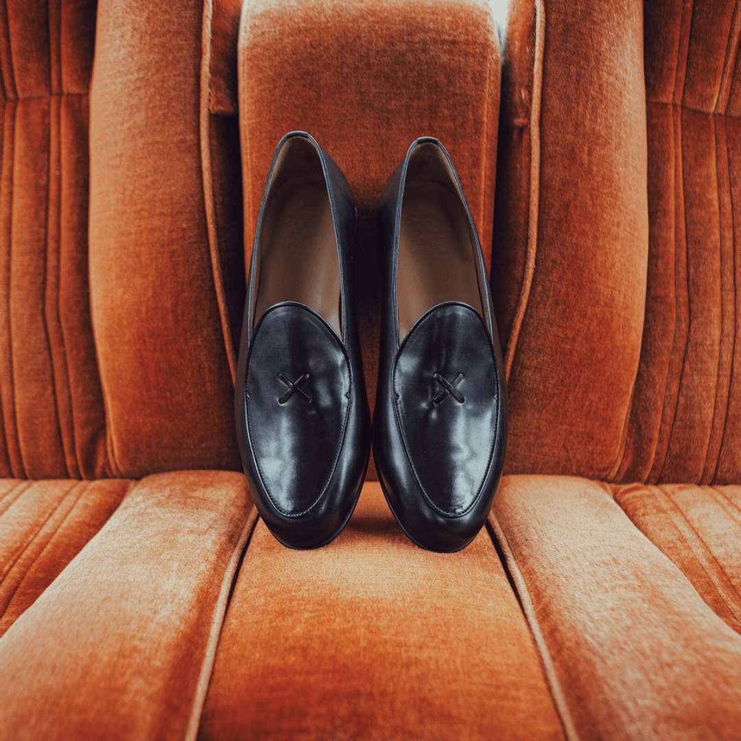 Men's Black Leather Milano Loafer Men's Footwear by Del Toro Shoes – Don't Panic Shoes