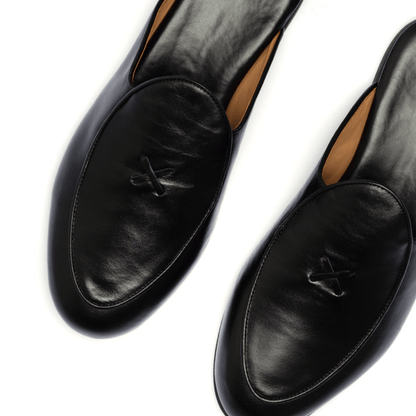 Men's Black Leather Milano Mule Men's Footwear by Del Toro Shoes – Don't Panic Shoes