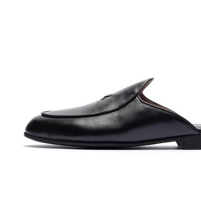 Men's Black Leather Milano Mule Men's Footwear by Del Toro Shoes – Don't Panic Shoes