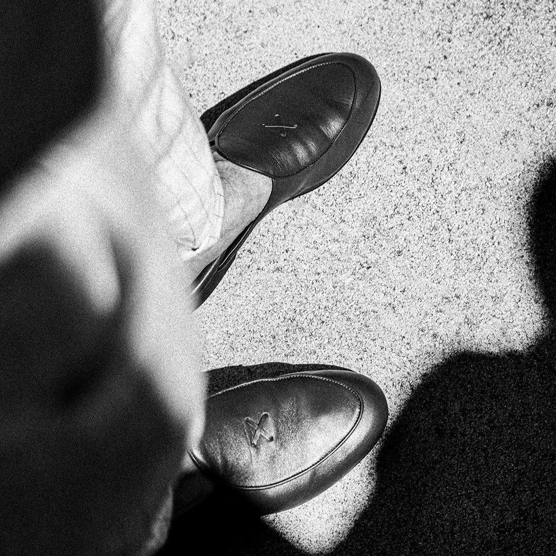 Men's Black Leather Milano Mule Men's Footwear by Del Toro Shoes – Don't Panic Shoes