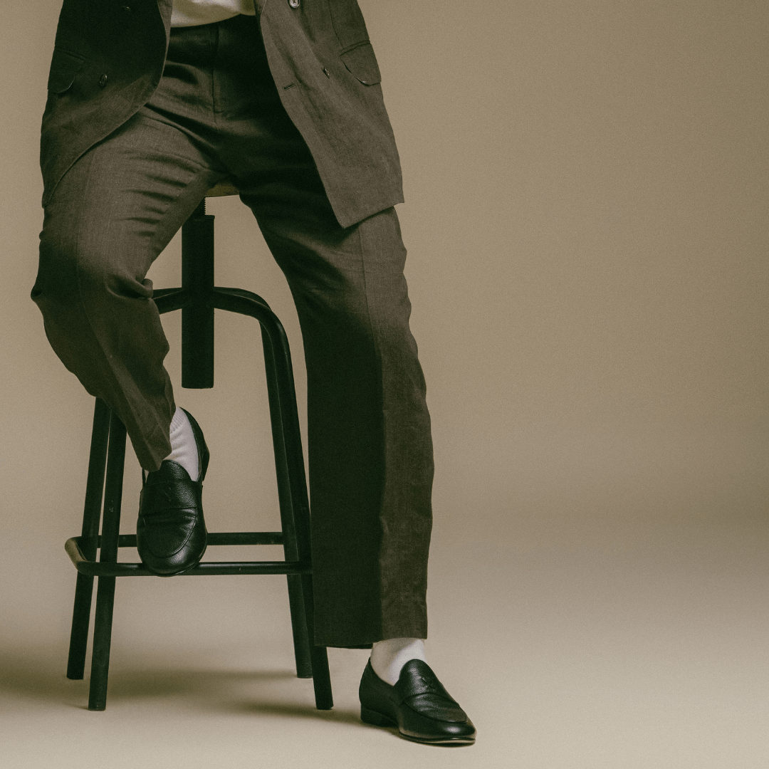 Men's Black Pebbled Leather Centesimo Men's Footwear by Del Toro Shoes – Don't Panic Shoes