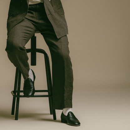 Men's Black Pebbled Leather Centesimo Men's Footwear by Del Toro Shoes – Don't Panic Shoes