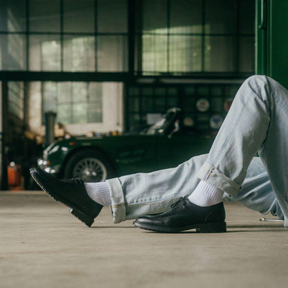 Men's Black Pebbled Leather Tuscan Moc Boot Men's Footwear by Del Toro Shoes – Don't Panic Shoes