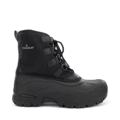 Men’S Black Snow Boots Waterproof Thinsulate Insulation Staheekum Men's Snow Boots by Staheekum Men's – Don't Panic Shoes