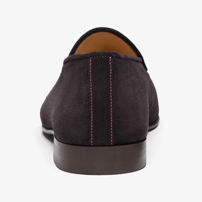 Men's Black Suede Milano Loafer Men's Footwear by Del Toro Shoes – Don't Panic Shoes