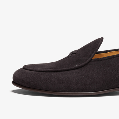 Men's Black Suede Milano Loafer Men's Footwear by Del Toro Shoes – Don't Panic Shoes