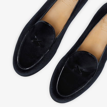 Men's Black Velvet Milano Loafer Men's Footwear by Del Toro Shoes – Don't Panic Shoes
