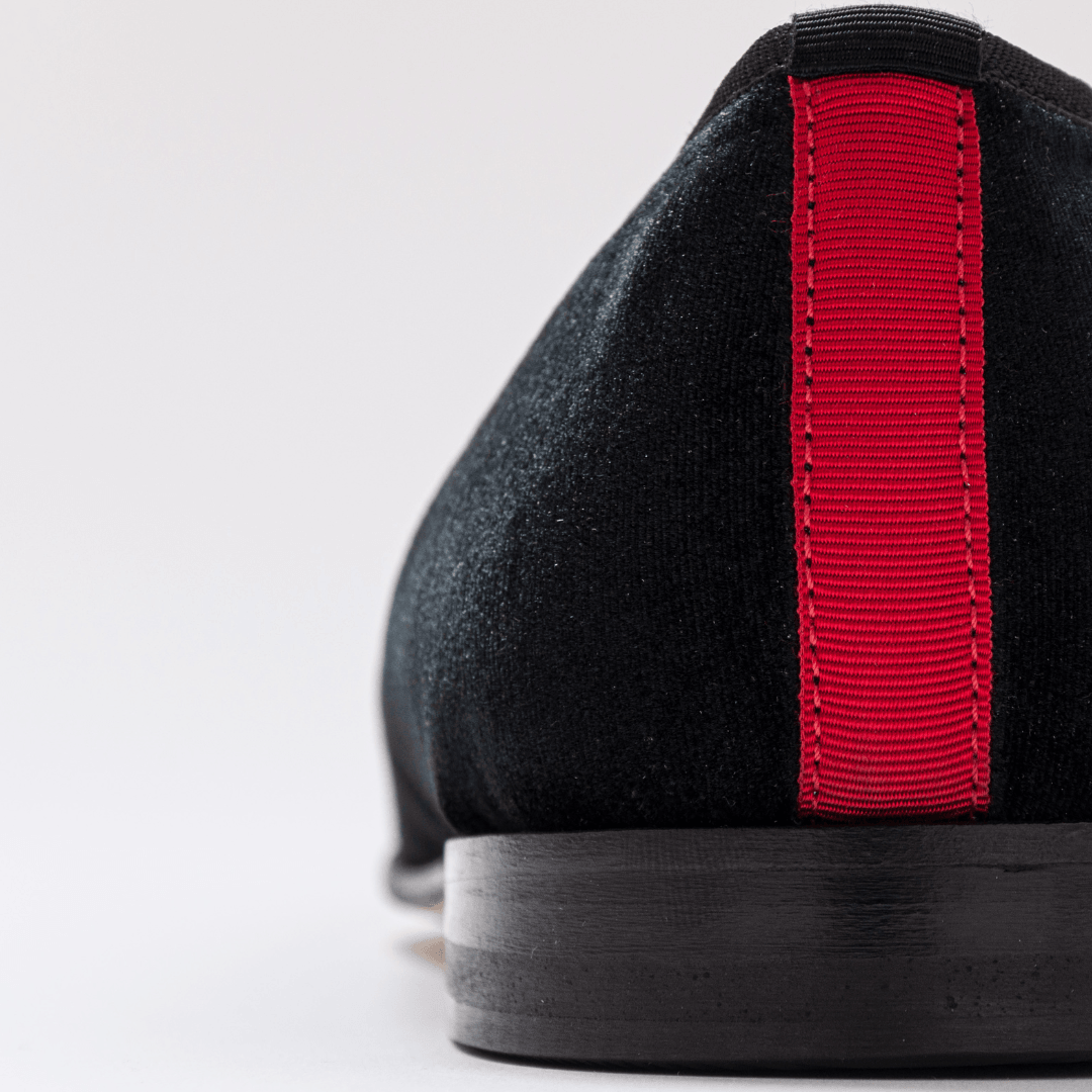 Men's Black Velvet Slipper Ii Men's Footwear by Del Toro Shoes – Don't Panic Shoes