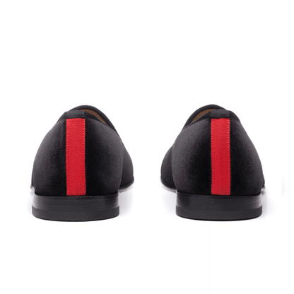 Men's Black Velvet Slipper Ii Men's Footwear by Del Toro Shoes – Don't Panic Shoes