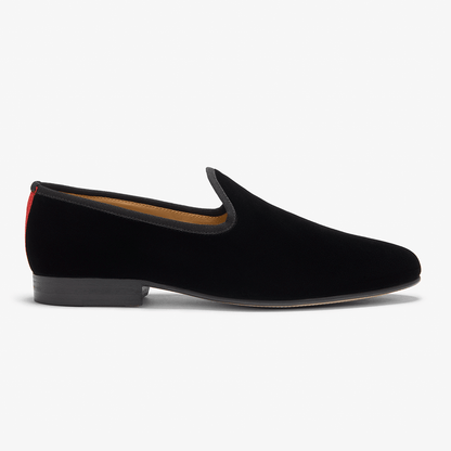 Men's Black Velvet Slipper Ii Men's Footwear by Del Toro Shoes – Don't Panic Shoes