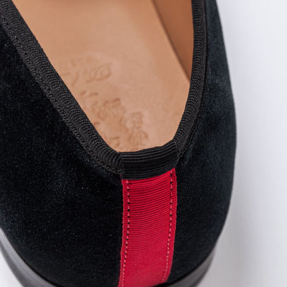 Men's Black Velvet Slipper Ii Men's Footwear by Del Toro Shoes – Don't Panic Shoes