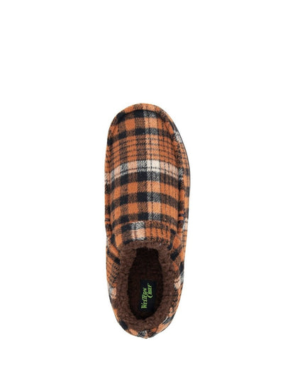 Men's Boxer Plaid Slipper - Chestnut Slippers by Western Chief Men's – Don't Panic Shoes