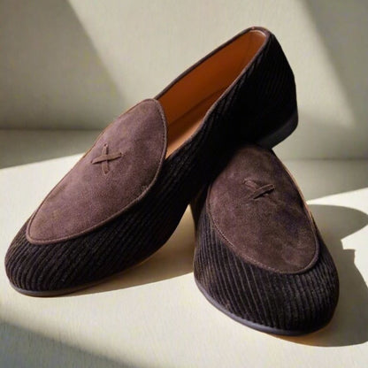 Men's Brown Corduroy Milano Loafer Men's Footwear by Del Toro Shoes – Don't Panic Shoes