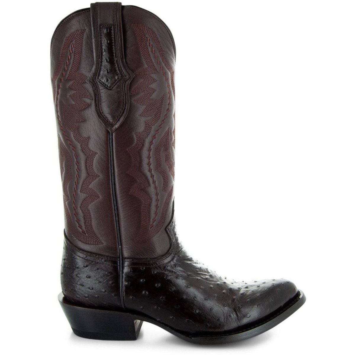 Men's Brown Ostrich Print Cowboy Boots (H7002) Cowboy Boots by Soto Boots – Don't Panic Shoes