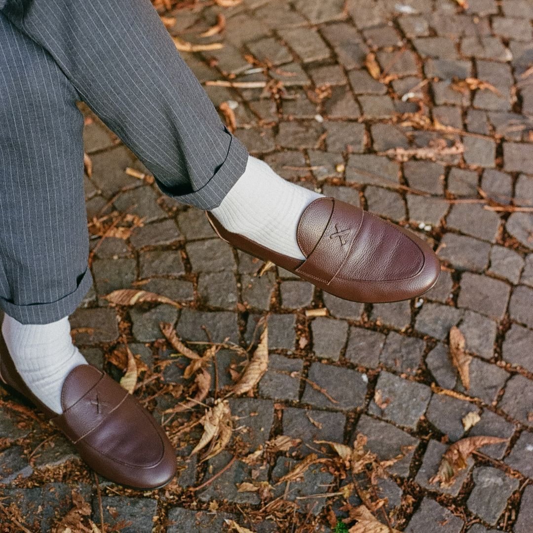 Men's Brown Pebbled Leather Centesimo Men's Footwear by Del Toro Shoes – Don't Panic Shoes