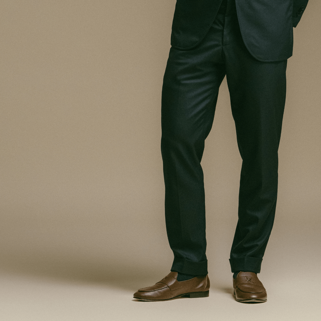 Men's Brown Pebbled Leather Centesimo Men's Footwear by Del Toro Shoes – Don't Panic Shoes