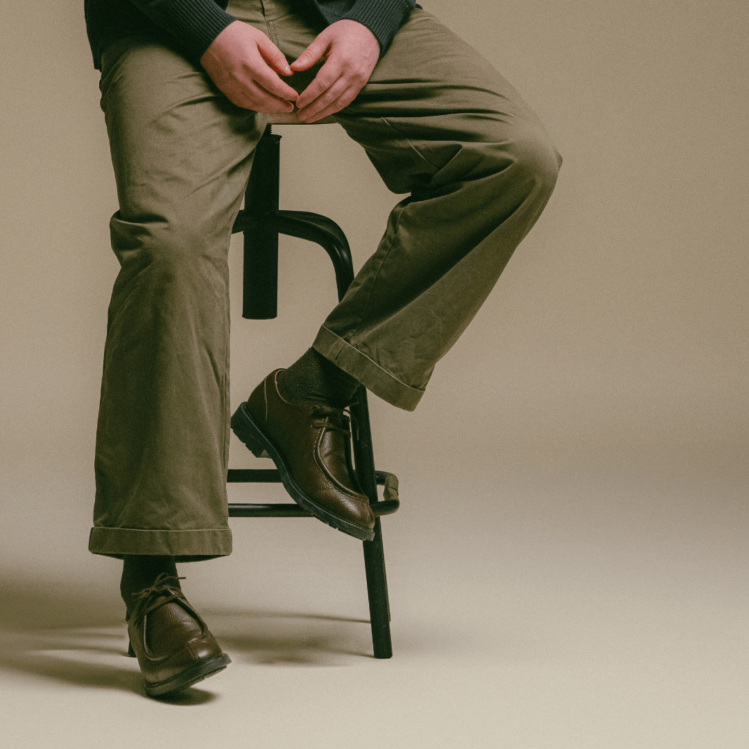 Men's Brown Pebbled Leather Tuscan Moc Boot Men's Footwear by Del Toro Shoes – Don't Panic Shoes