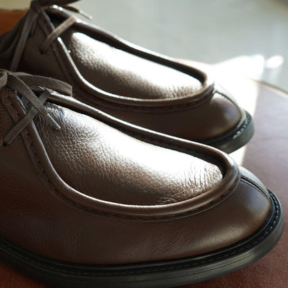 Men's Brown Pebbled Leather Tuscan Moc Boot Men's Footwear by Del Toro Shoes – Don't Panic Shoes