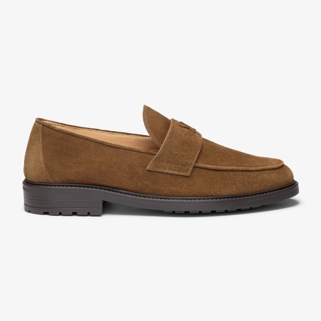 Men's Brown Suede Lug Centesimo Men's Footwear by Del Toro Shoes – Don't Panic Shoes