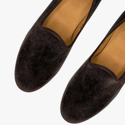 Men's Brown Velvet Slipper Ii Men's Footwear by Del Toro Shoes – Don't Panic Shoes