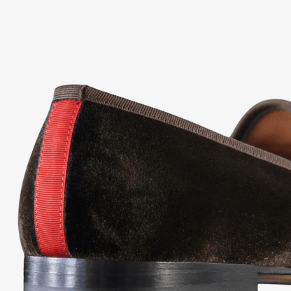 Men's Brown Velvet Slipper Ii Men's Footwear by Del Toro Shoes – Don't Panic Shoes