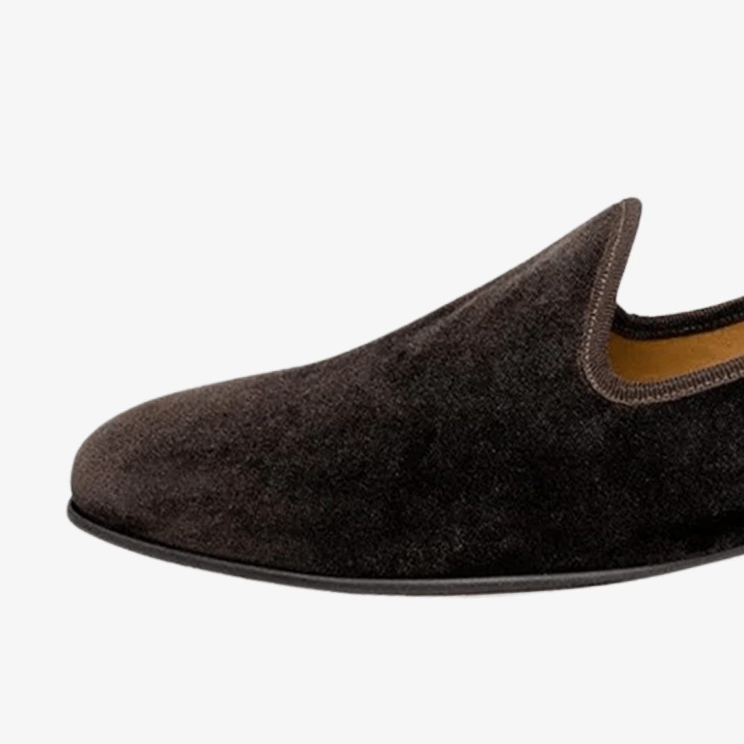 Men's Brown Velvet Slipper Ii Men's Footwear by Del Toro Shoes – Don't Panic Shoes